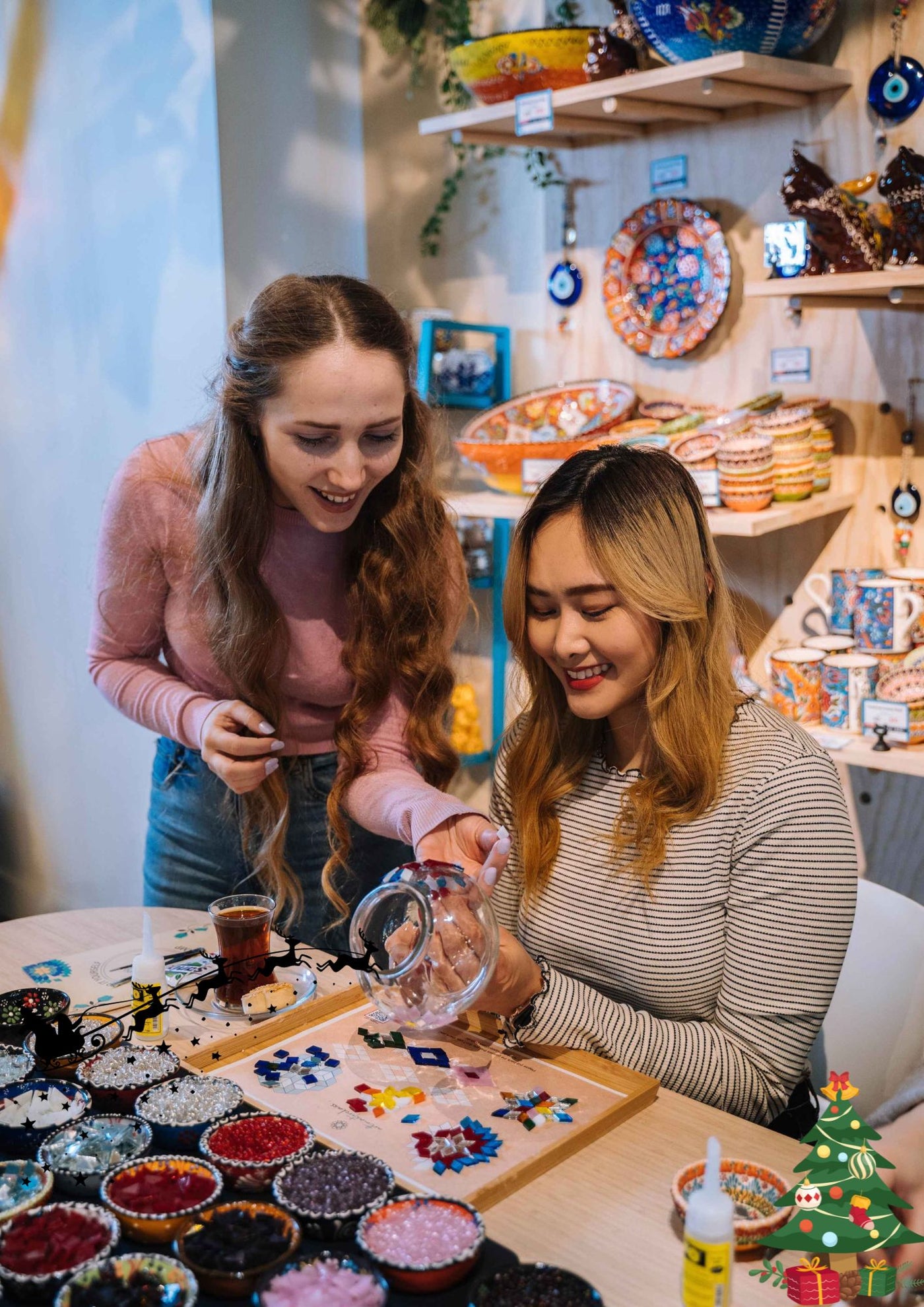 Cours de mosaïque à Cambridge