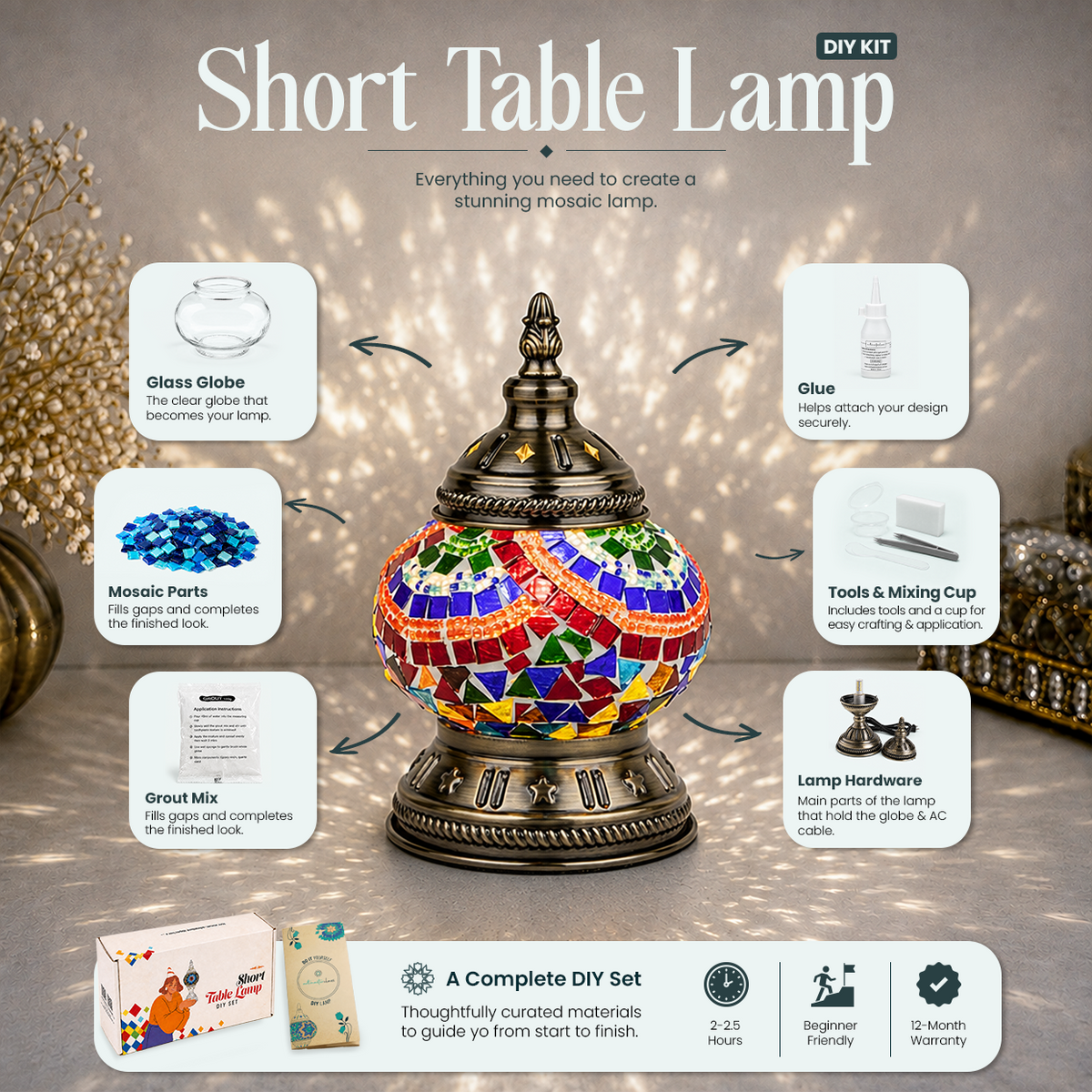 Short Table Lamp Home Kit