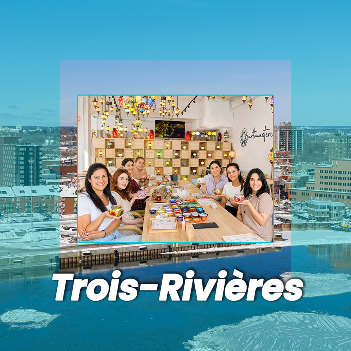 Cours de mosaïque à Trois-Rivières, Québec