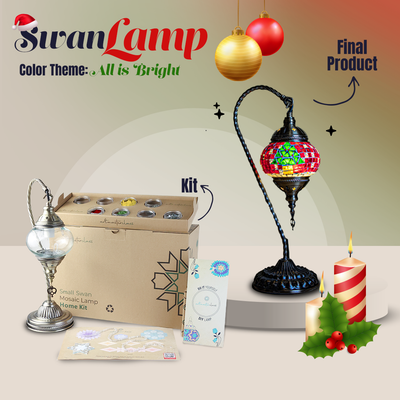 Christmas Swan Lamp Home Kit