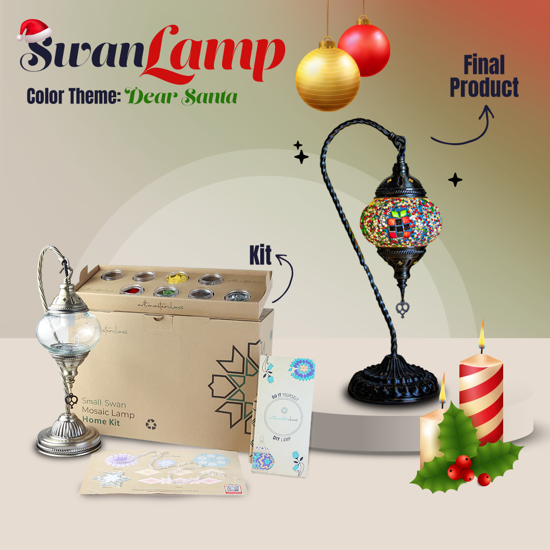 Christmas Swan Lamp Home Kit