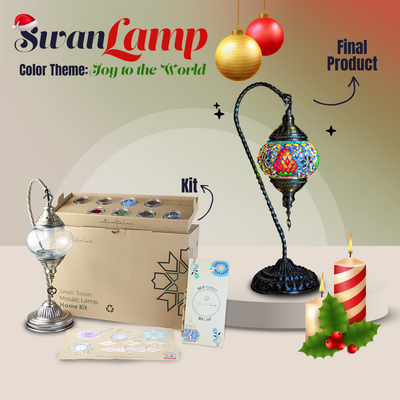 Christmas Swan Lamp Home Kit