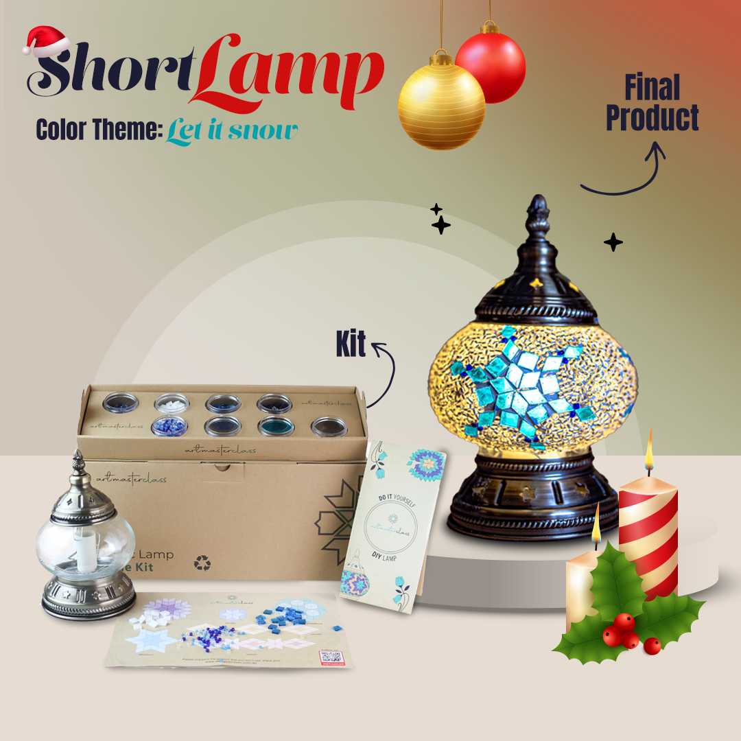 Christmas Short Table Lamp Home Kit