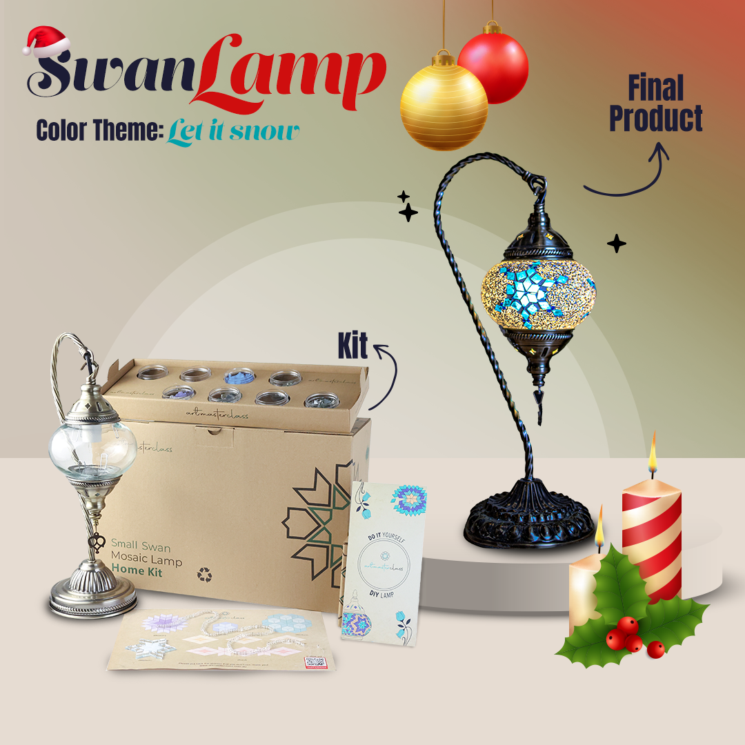 Christmas Swan Lamp Home Kit