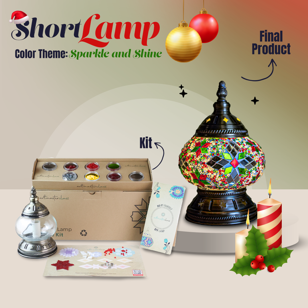 Christmas Short Table Lamp Home Kit